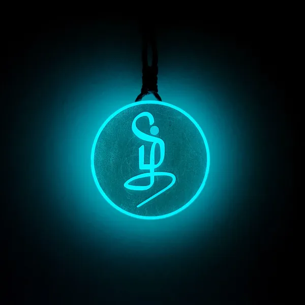 Blue_Tamil_Symbol_Glow_In_Dark_Resin_Pendant_(12_Inch)