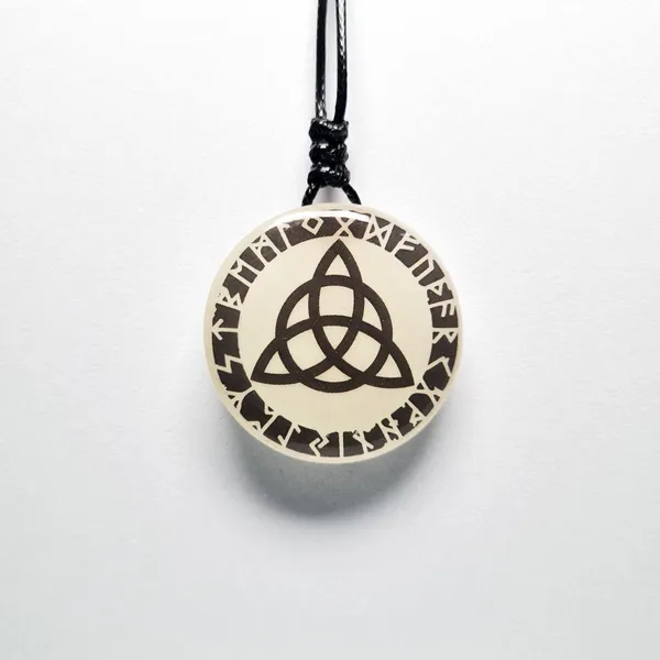 Blue_Vikings_Inspires_Celtic_Knot_With_Runes_Glow_In_Dark_Resin_Pendant_(12_Inch)