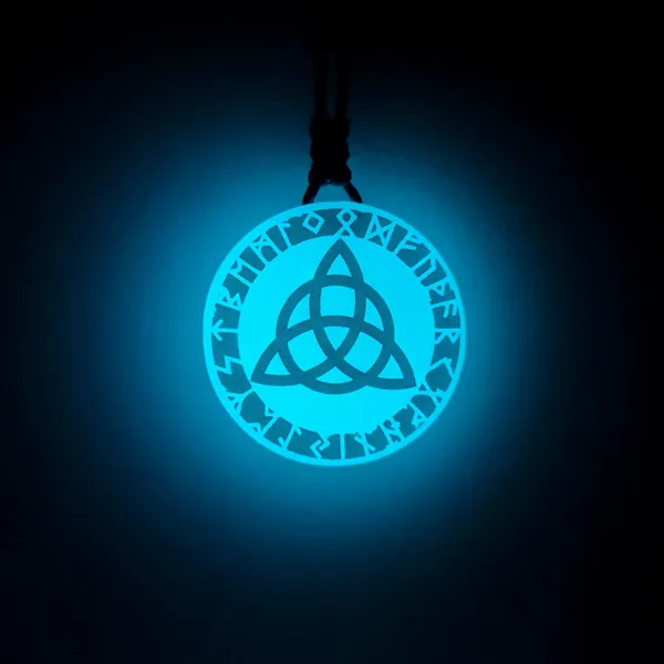 Blue_Vikings_Inspires_Celtic_Knot_With_Runes_Glow_In_Dark_Resin_Pendant_(12_Inch)