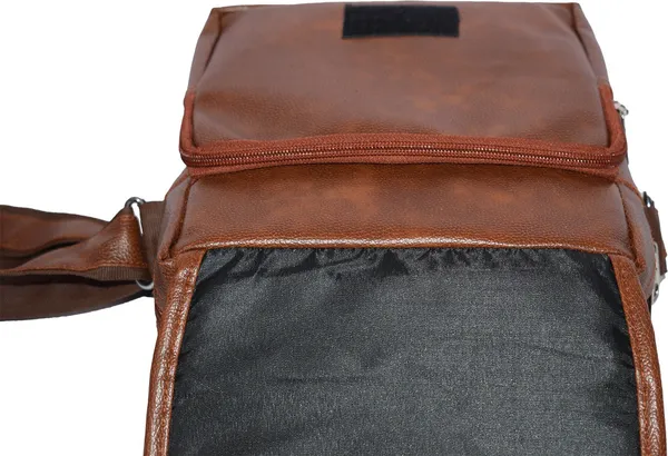 Brown_Synthetic_Leather_Sling_Cross_Body_Bag_For_Boys_&_Girls
