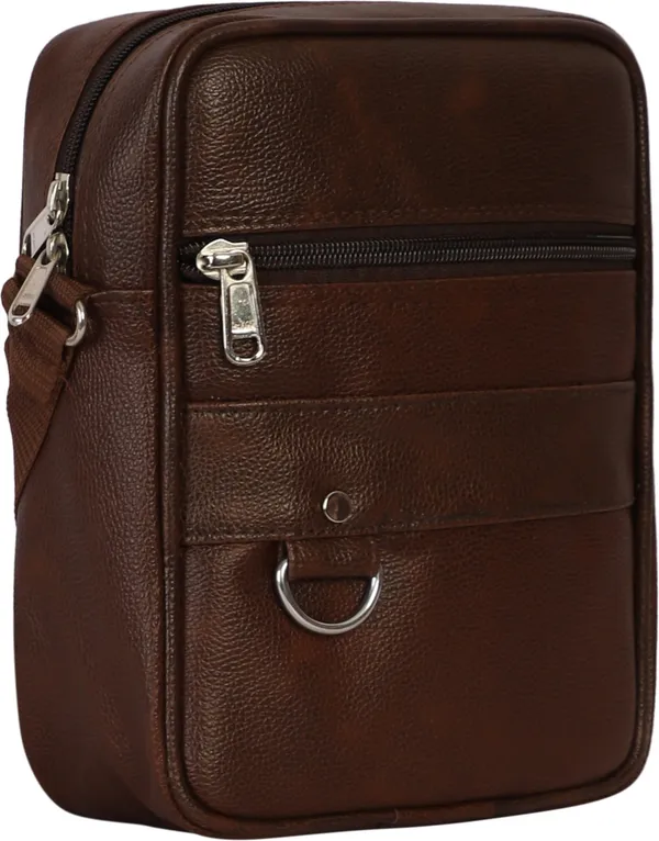 Brown_Synthetic_Leather_Sling_Bag_Mini_For_Girls