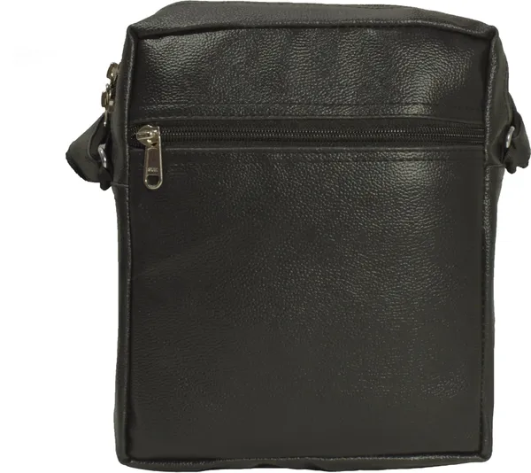 Black_Synthetic_Leather_Sling_Cross_Body_Bag_For_Boys_&_Girls