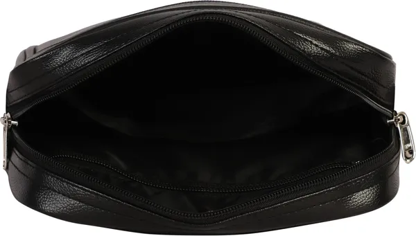 Black_Sling_Bag_Pu_Leather_Sling_Cross_Body_Messenger_Bag_For_Men_Women