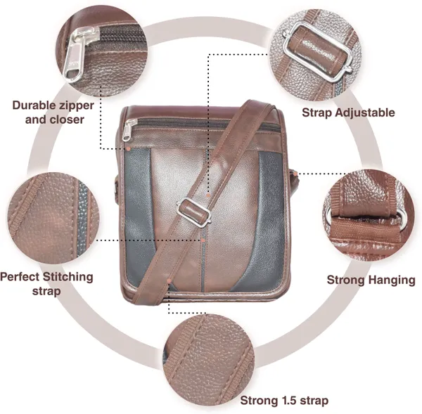 Brown_Synthetic_Leather_Sling_Cross_Body_Messenger_One_Side_Shoulder_Bag_For_Men_Women