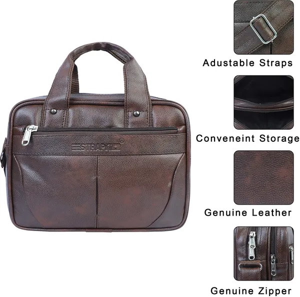 Brown_Synthetic_Leather_Sling_Cross_Body_One_Side_Shoulder_Bag_For_Men_Women