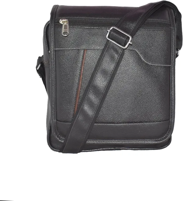 Black_Synthatic_Leather_Gifts_Sling_Bags_/_Cross_Body_Bags_For_Girl_&_Boy