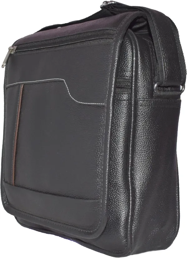 Black_Synthatic_Leather_Gifts_Sling_Bags_/_Cross_Body_Bags_For_Girl_&_Boy