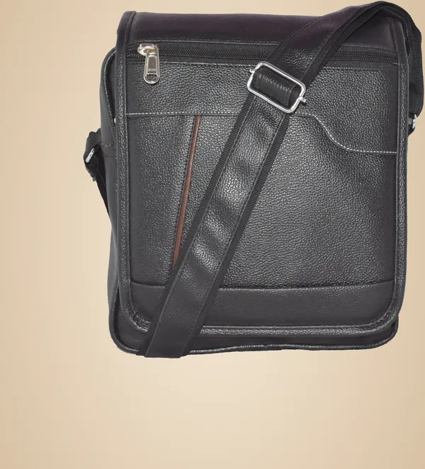Black_Synthatic_Leather_Gifts_Sling_Bags_/_Cross_Body_Bags_For_Girl_&_Boy