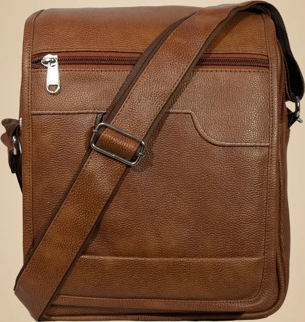 Tan_Synthatic_Leather_Gifts_Sling_Bags_/_Cross_Body_Bags_For_Girl_&_Boy