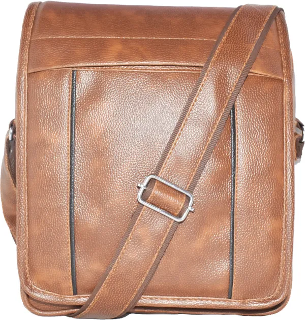 Tan_Sling_Bag_For_Girl_&_Boy_-_Regular_Size_(23_X_7_25)Cm