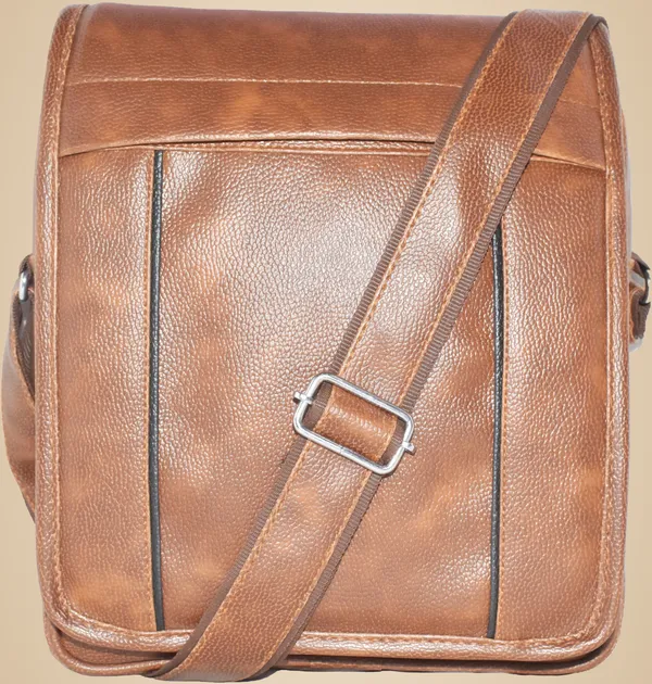 Tan_Sling_Bag_For_Girl_&_Boy_-_Regular_Size_(23_X_7_25)Cm