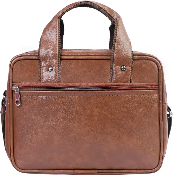 Brown_Synthetic_Leather_Sling_Cross_Body_One_Side_Shoulder_Bag_For_Men_Women