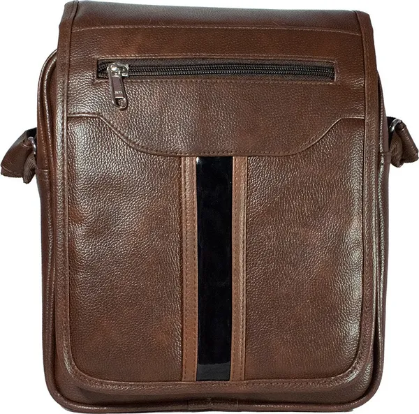 Brown_Synthatic_Leather_Sling_Bag__For_Girls_&_Boys