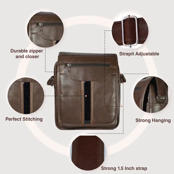 Brown_Synthatic_Leather_Sling_Bag__For_Girls_&_Boys