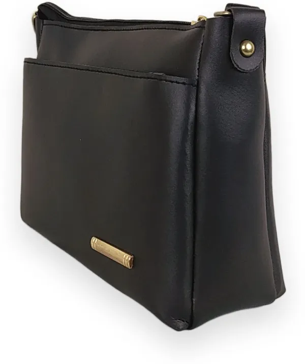 Black_Synthatic_Leather_Sling_Bag_For_Girl_&_Boy
