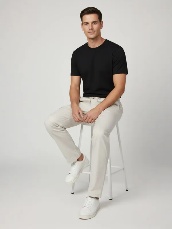 Mens_Solid_Cotton_Linen_Plus_Size_Cargo_Pyjama_|Loungewear_Sleepwear_Travel_Wear_Cargo_Pyjama