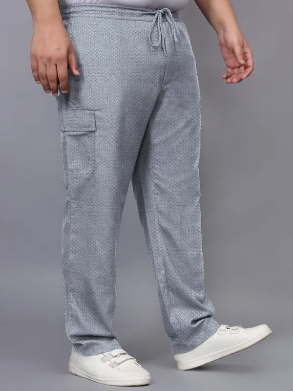Mens_Solid_Cotton_Linen_Plus_Size_Cargo_Pyjama_|Loungewear_Sleepwear_Travel_Wear_Cargo_Pyjama