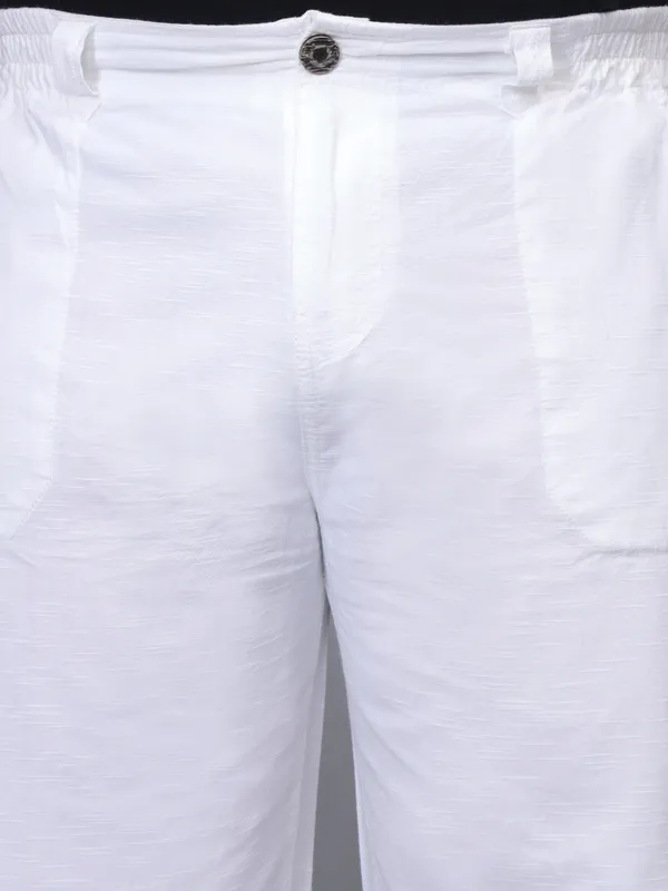 Mens_Solid_Cotton_Linen_Plus_Size_Cargo_Pyjama_|Loungewear_Sleepwear_Travel_Wear_Cargo_Pyjama