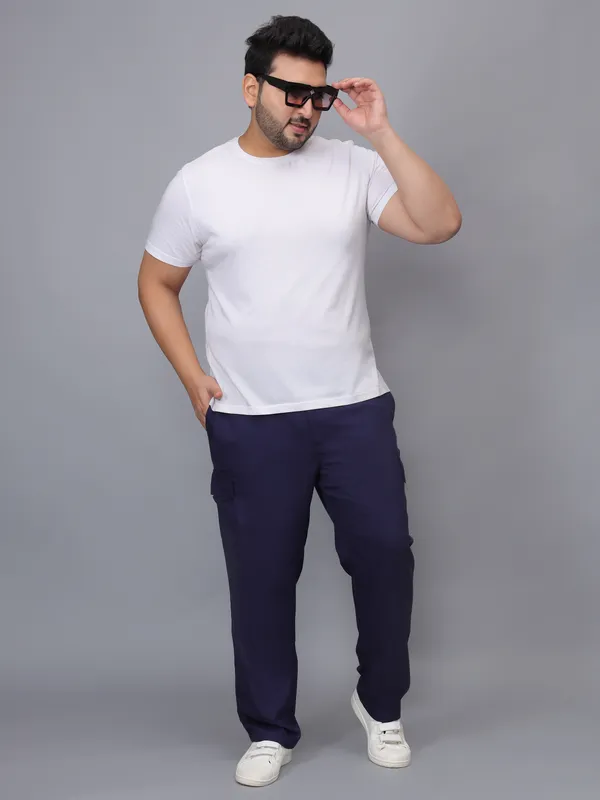 Mens_Solid_Cotton_Linen_Plus_Size_Cargo_Pyjama_|Loungewear_Sleepwear_Travel_Wear_Cargo_Pyjama