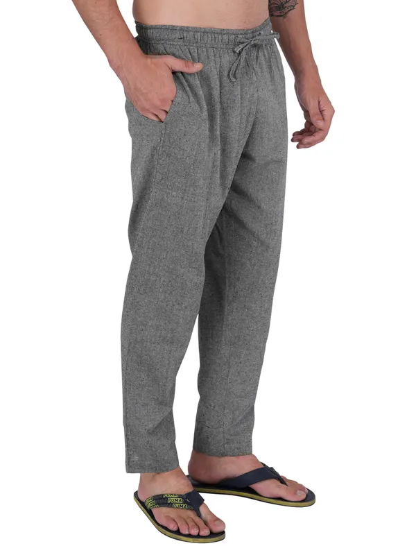 Grey_Denim_Plus_Size_Cotton_Casual_Lightweight_Solid_Pyjama_Beach_Pants_Elastic_Waist_Pyjama_For_Men
