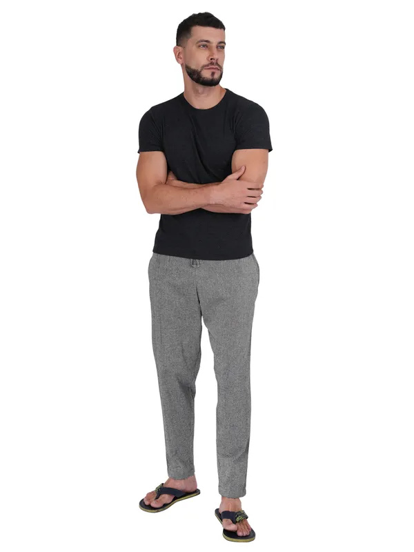 Grey_Denim_Plus_Size_Cotton_Casual_Lightweight_Solid_Pyjama_Beach_Pants_Elastic_Waist_Pyjama_For_Men
