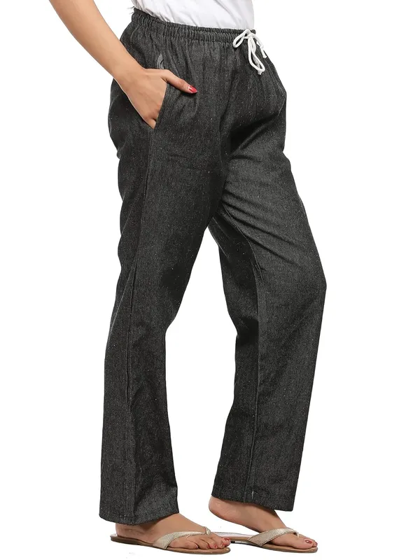 Grey_Denim_Plus_Size_Cotton_Linen_Solid_Lounge_Bottom_Pant_Pyjamas_For_Women