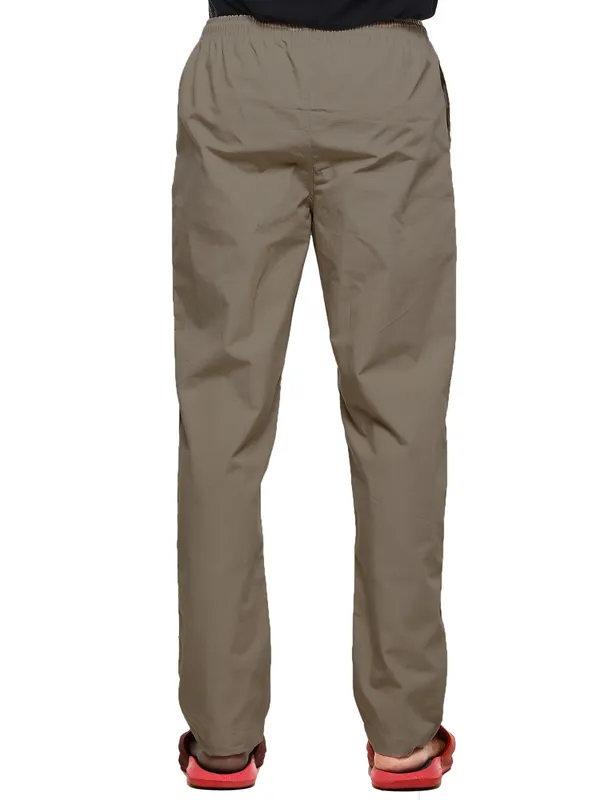 Brown_Plus_Size_Cotton_Casual_Lightweight_Solid_Pyjama_Beach_Pants_Elastic_Waist_Pyjama_For_Men