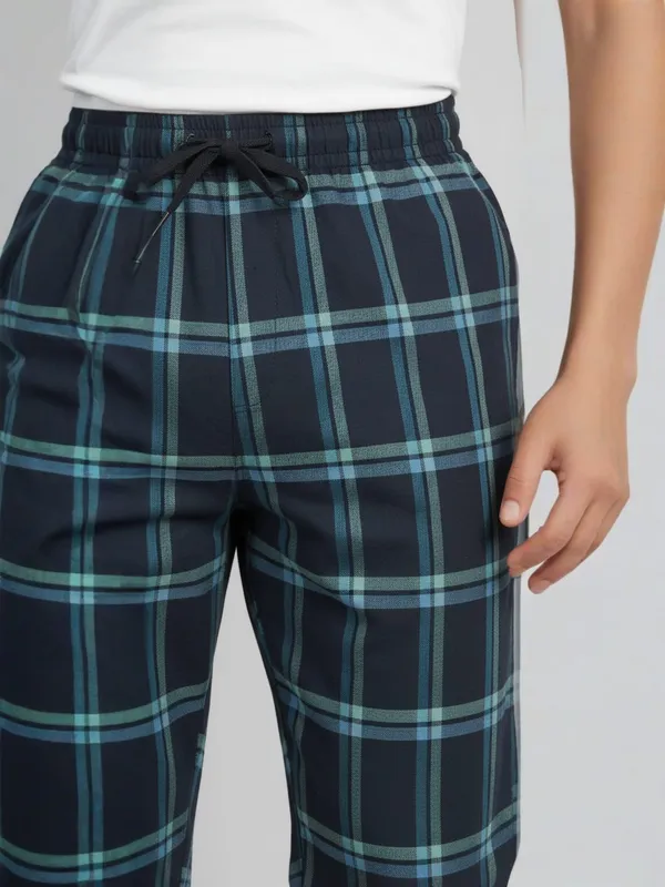 Blue_&_Green_Mens_Cotton_Checkered_Plus_Size_Pyjama