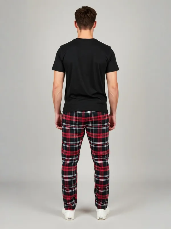 Red_&_Black_Mens_Cotton_Checkered_Plus_Size_Pyjama