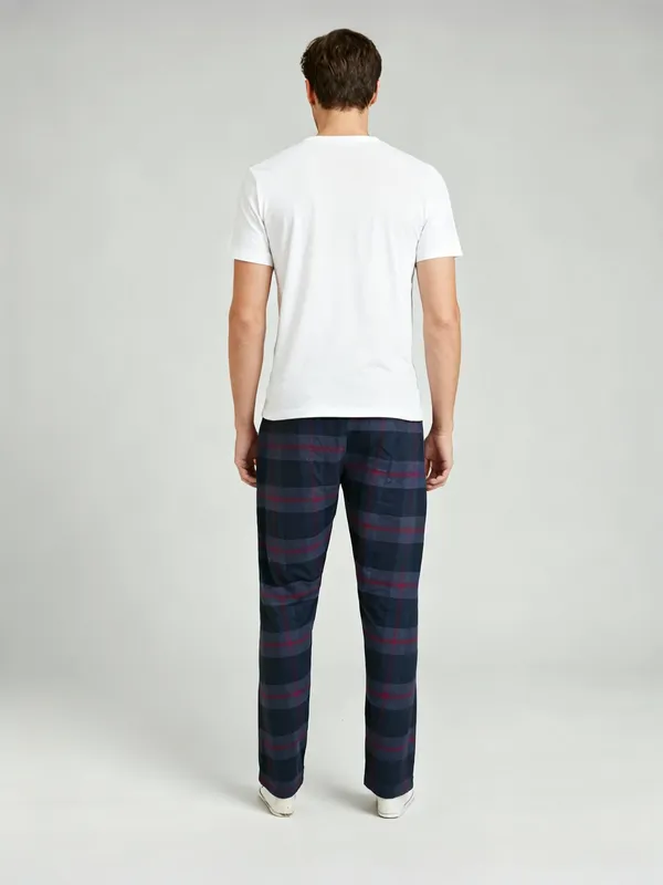 Blue_Mens_Cotton_Checkered_Plus_Size_Pyjama
