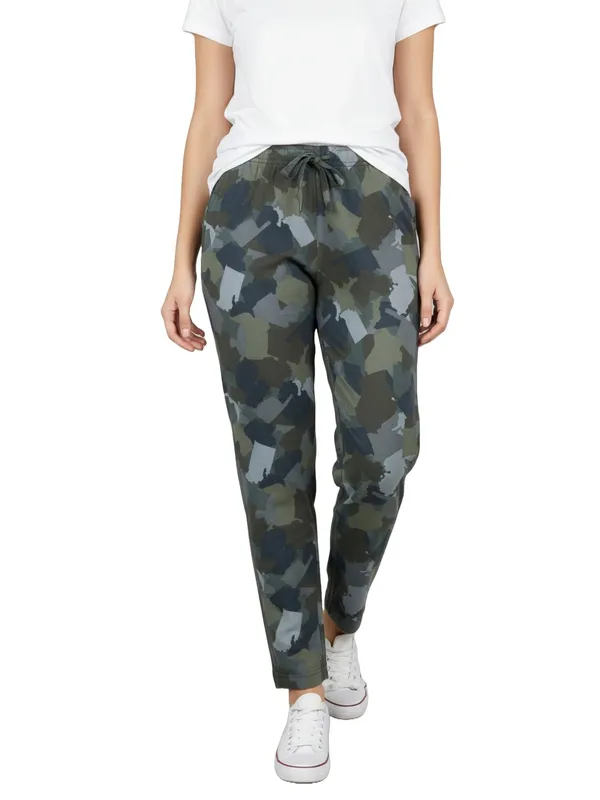 Camo_Print_Womens_Cotton_Checkered_Plus_Size_Pyjama