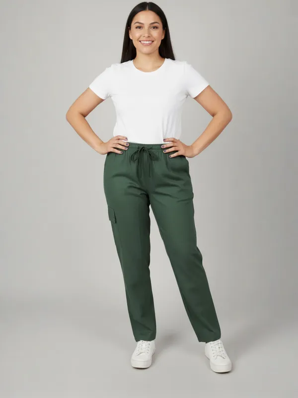 Green_Womens_Solid_Cotton_Linen_Plus_Size_Cargo_Pyjama_|_Loungewear_Sleepwear_Travel_Wear_Cargo_Pyjama