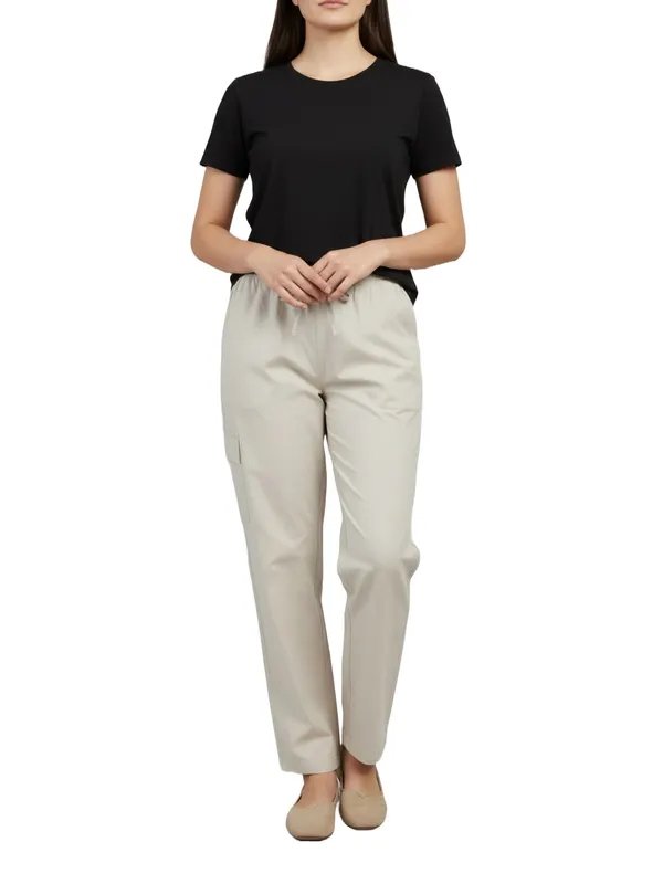 Cream_Womens_Solid_Cotton_Linen_Plus_Size_Cargo_Pyjama_|_Loungewear_Sleepwear_Travel_Wear_Cargo_Pyjama