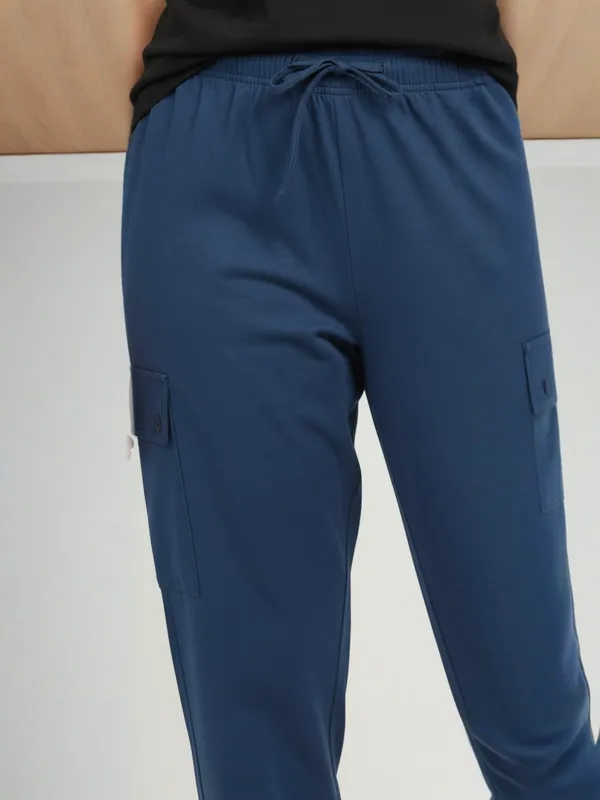 Navy_Blue_Womens_Solid_Cotton_Linen_Plus_Size_Cargo_Pyjama_|_Loungewear_Sleepwear_Travel_Wear_Cargo_Pyjama