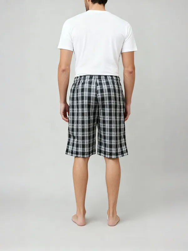 mens_Cotton_Checkered_Plus_Size_Shorts_with_Elastic