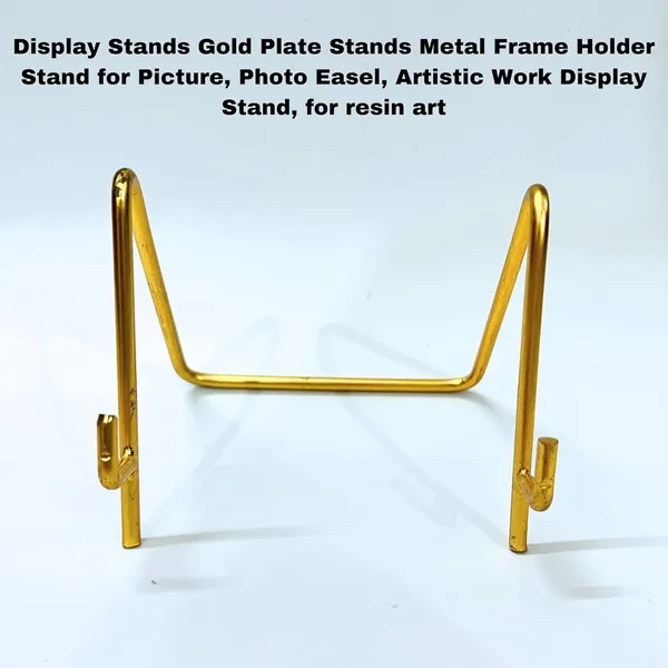 Shyama Craft Premium Gold Metal Stand Elegant Display Stand For Resin ...