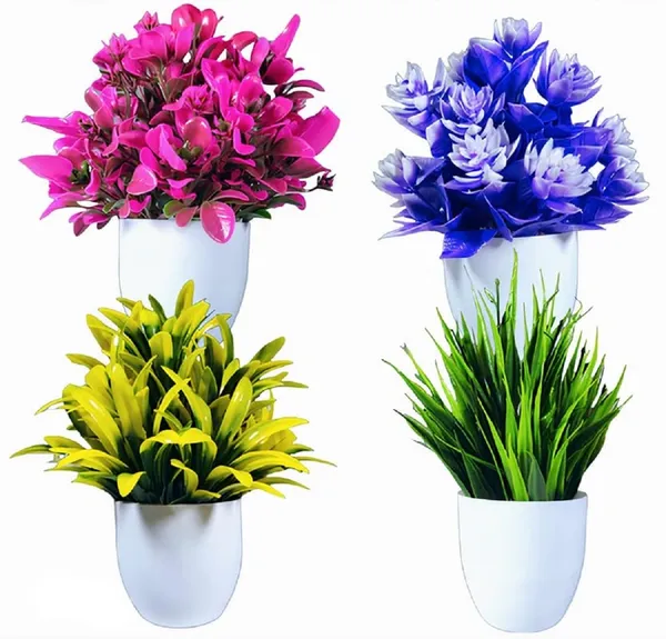 Green_&_Pink_&_Blue_(4_Pcs)_Plastic_Artificial_Plants_For_Home_Decor_Showcase_Decoration_Plants_Flowers_With_Pot_Fake_Plant_Decorative_Items_For_Home_Decor_Bathroom_Office_Farmhouse_(Set_Of_4)