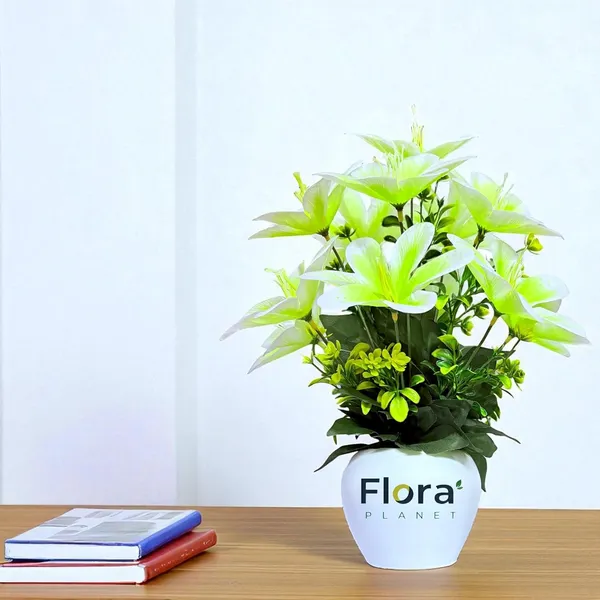 Bright_Green_Artificial_Lily_Flower_Pot_With_12_Blooming_Stems_8_Colour_Variants_Decorative_Faux_Plant_For_Home_Office_&_Table_Decor