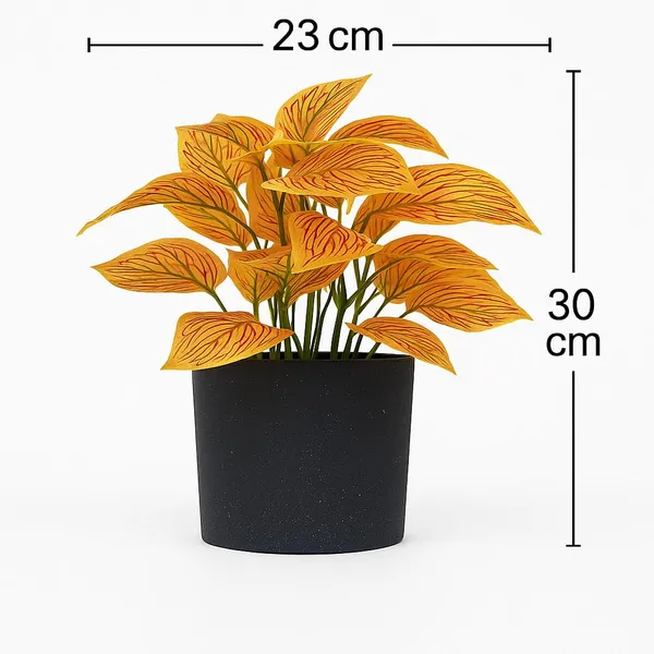 Dark_Green_Artificial_Table_Top_Plant_With_Black_Pot_Small_Faux_Indoor_Desk_Plant_For_Home_&_Office_Decor_Low_Maintenance_Decorative_Item_(Height_~30_Cm)