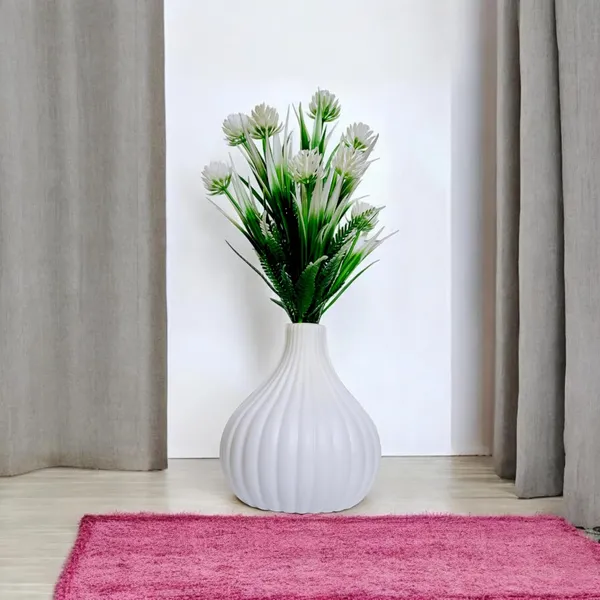 White_Flora_Planet_plastic_Artificial_Plants_For_Home_&_Office_Decoration_Big_Artificial_Flowers_Pot_With_Vase_(21_Cm)_Ideal_Home_Decor_Items_&_Wall_Decor