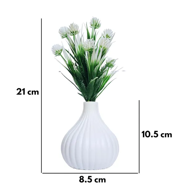 White_Flora_Planet_plastic_Artificial_Plants_For_Home_&_Office_Decoration_Big_Artificial_Flowers_Pot_With_Vase_(21_Cm)_Ideal_Home_Decor_Items_&_Wall_Decor