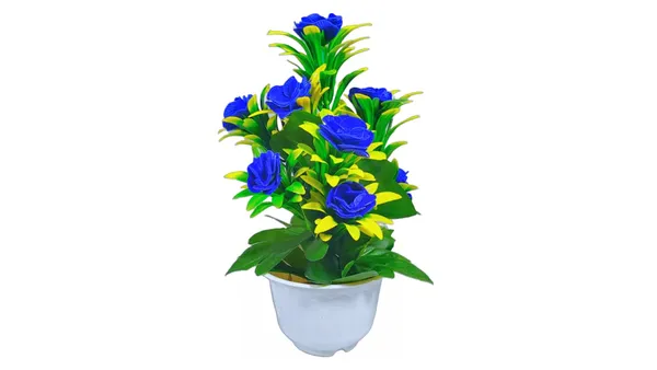 Red_Afq_Artificial_Blue_Flowers_For_Home/Office/Table/Bathroom/Greenery_Room/Computer_Table/Study_Room/_Decoration_Artificial_Plant_Flowers_&_Pot_With_(1_Piece)