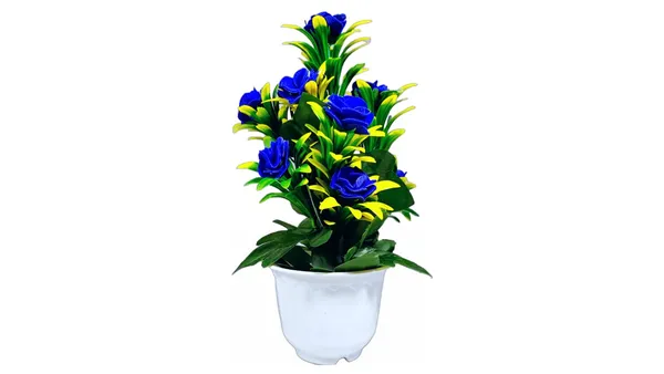 Red_Afq_Artificial_Blue_Flowers_For_Home/Office/Table/Bathroom/Greenery_Room/Computer_Table/Study_Room/_Decoration_Artificial_Plant_Flowers_&_Pot_With_(1_Piece)