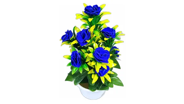 Red_Afq_Artificial_Blue_Flowers_For_Home/Office/Table/Bathroom/Greenery_Room/Computer_Table/Study_Room/_Decoration_Artificial_Plant_Flowers_&_Pot_With_(1_Piece)