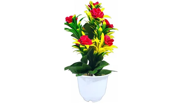 Red_Afq_Artificial_Flowers_Pot_For_Home_Decor_&_Office_Table_Decoration_1_Medium_Flowers_For_Decoration