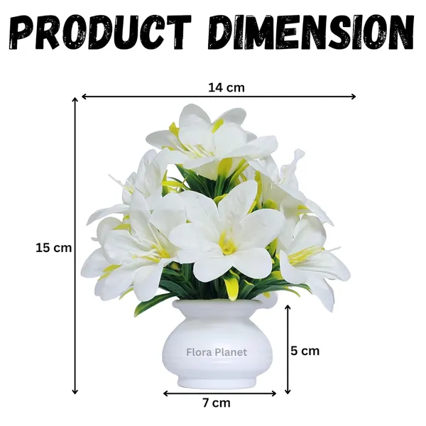 Multicolour_Artificial_Flowers_For_Decoration_With_Pot_(Set_Of_4)_Realistic_Lily_Flowers_For_Home_Indoor_Living_Room_Bedroom_Decor_Durable_Material_Lifelike_Look