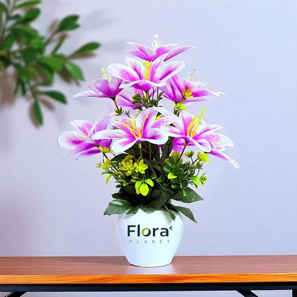 Purple_Artificial_Lily_Flower_Pot_With_12_Blooming_Stems_8_Colour_Variants_Decorative_Faux_Plant_For_Home_Office_&_Table_Decor