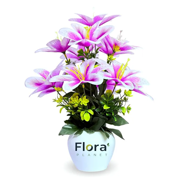 Purple_Artificial_Lily_Flower_Pot_With_12_Blooming_Stems_8_Colour_Variants_Decorative_Faux_Plant_For_Home_Office_&_Table_Decor