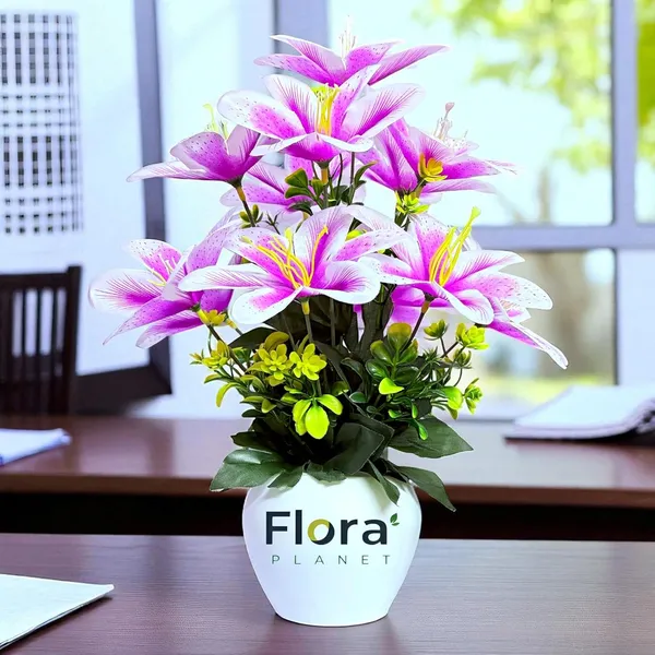 Purple_Artificial_Lily_Flower_Pot_With_12_Blooming_Stems_8_Colour_Variants_Decorative_Faux_Plant_For_Home_Office_&_Table_Decor