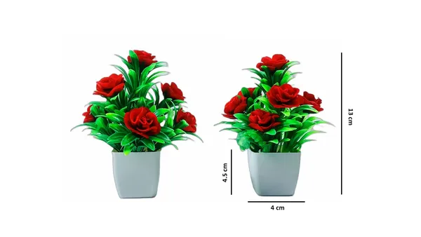 Red_Afq_Artificial_Khushi_Rose_For_Home/Office/Table/Bathroom/Greenery_Room/Computer_Table/Study_Room/_Decoration_Artificial_Plant_Flowers_&_Pot_With_(2_Piece)